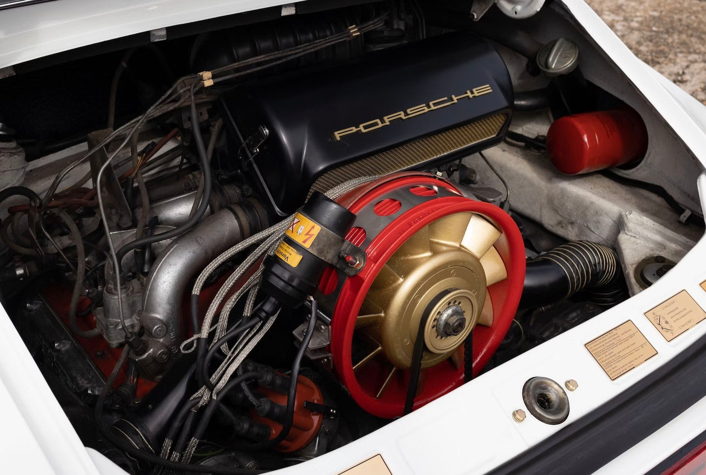 CIS Porsche 911 Air Filter Cover - Real Carbon Fiber