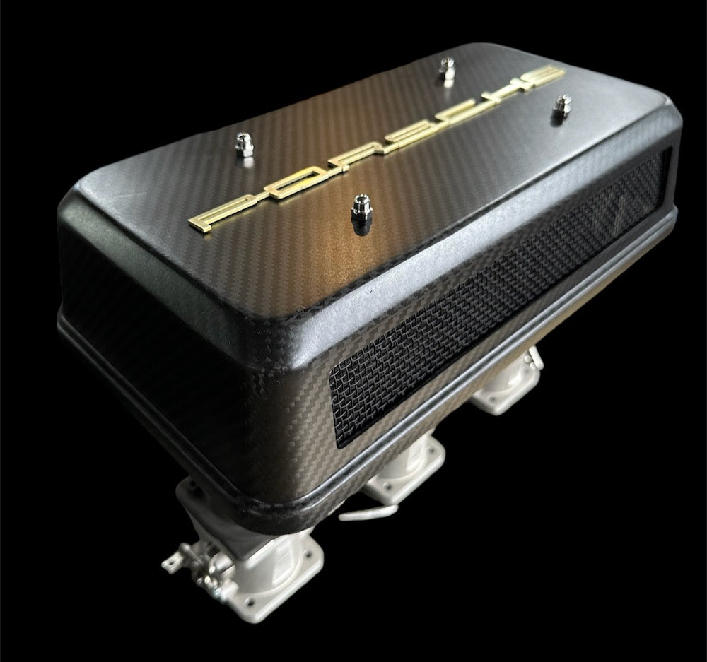 Carbon Fiber Air Cleaner Covers Pair (Porsche Carbs/Weber/ITB)