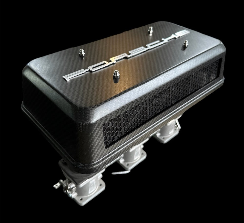 Carbon Fiber Air Cleaner Covers Pair (Porsche Carbs/Weber/ITB)
