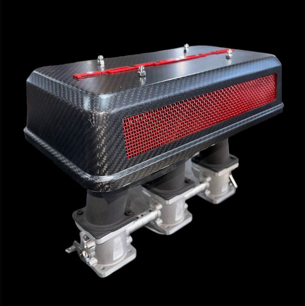 Carbon Fiber Air Cleaner Covers Pair (Porsche Carbs/Weber/ITB)