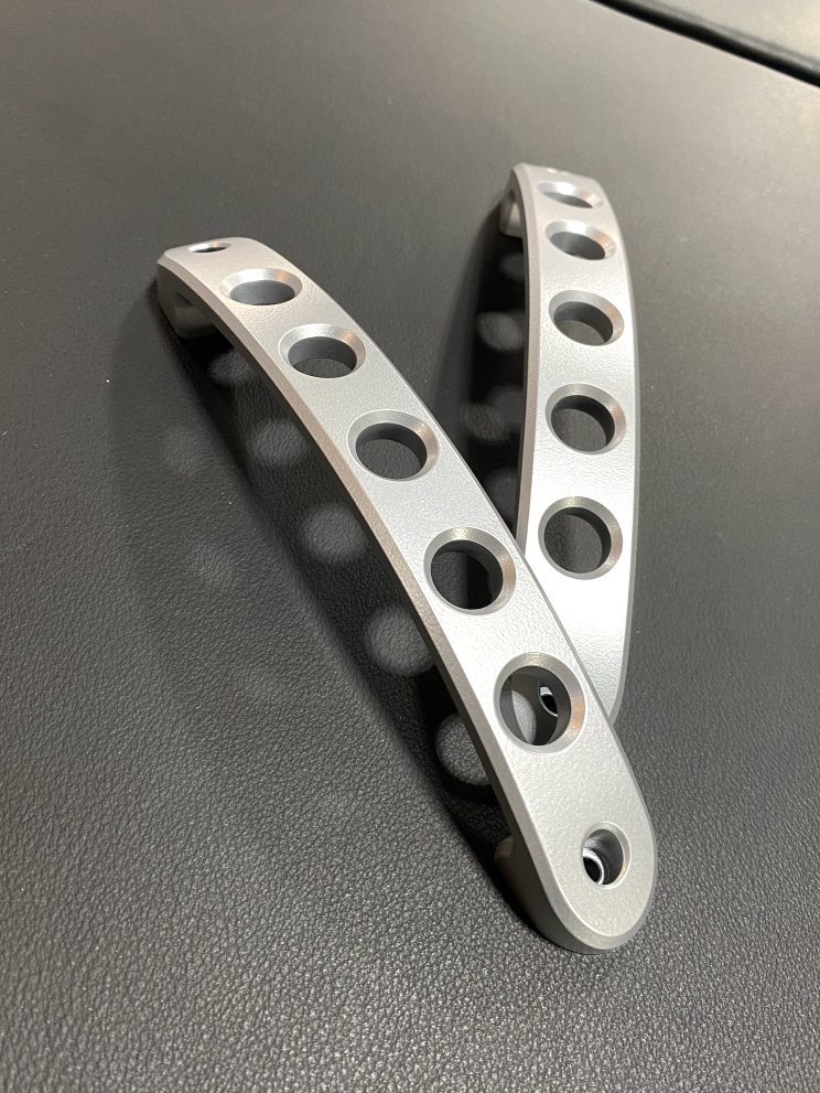 6 7/8" - 911 Aluminum Interior Door Handle (Sold As A Pair)