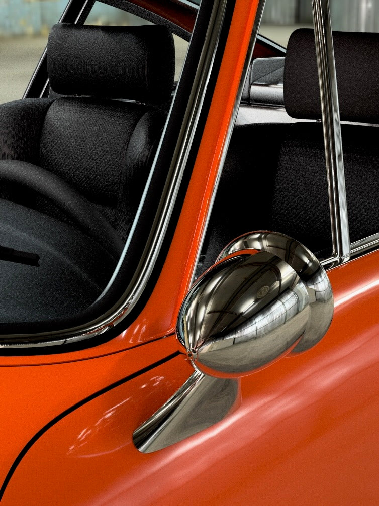 NEW! Aero Bullet Mirror — Longhood/Universal 3.0 (Porsche 911 912 914 Backdate 1965–1974, 20–71 mm)