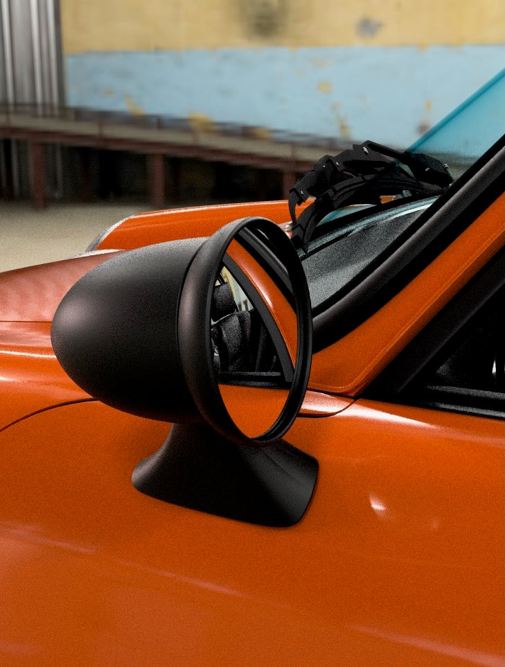 NEW! Aero Bullet Mirror — Longhood/Universal 3.0 (Porsche 911 912 914 Backdate 1965–1974, 20–71 mm)
