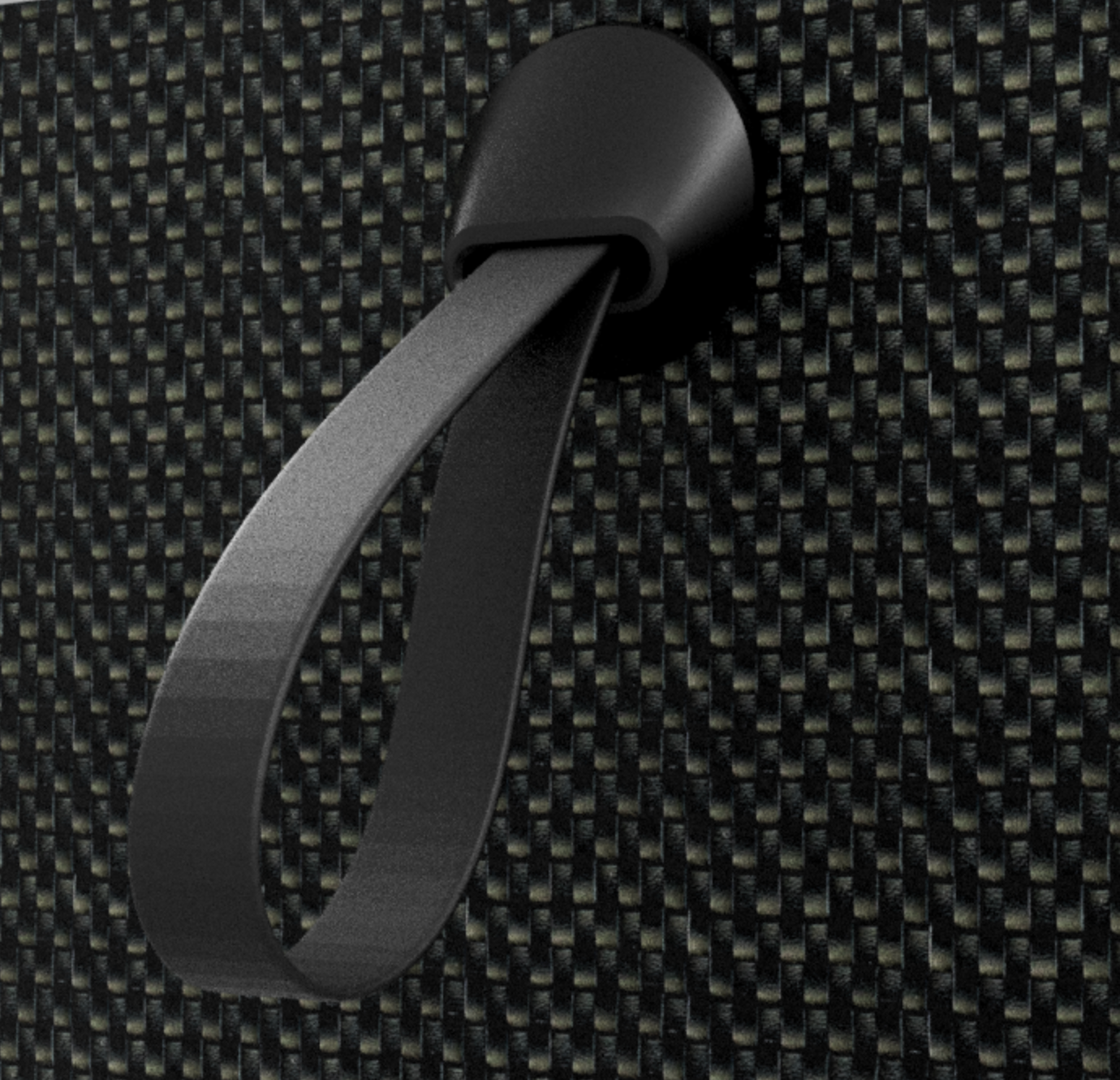 RS DOOR PULL (PAIR) - CNC BLACK Satin Finish ALUMINUM