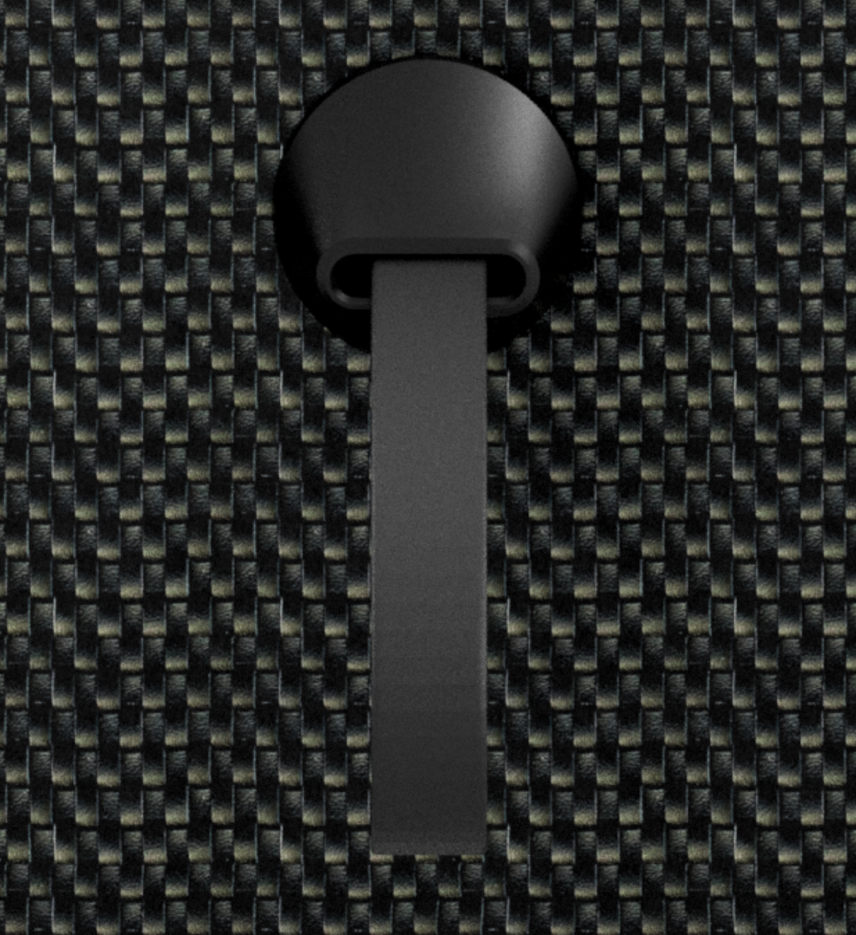 RS DOOR PULL (PAIR) - CNC BLACK Satin Finish ALUMINUM