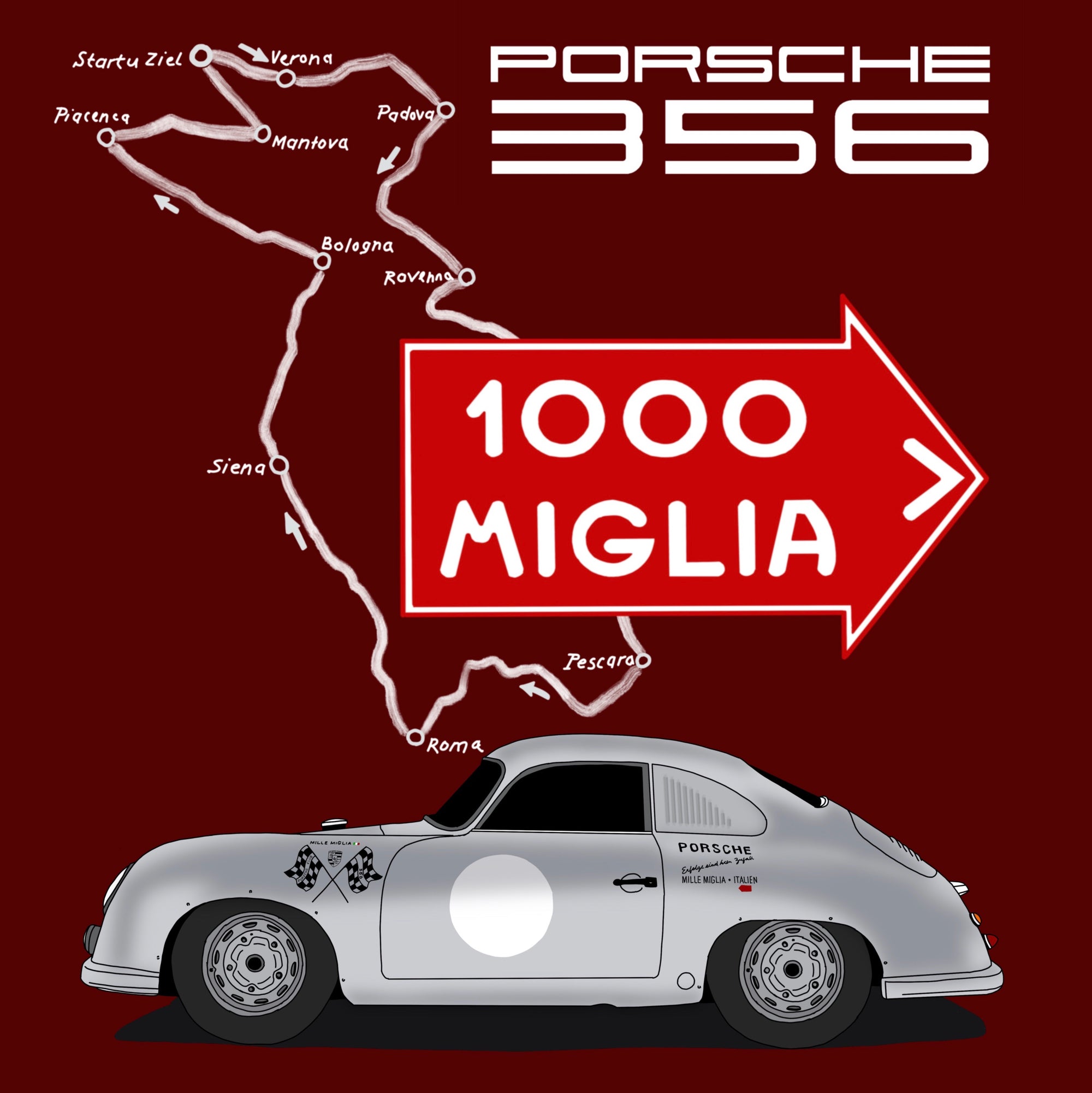 Porsche 356 Millie Miglia 1000