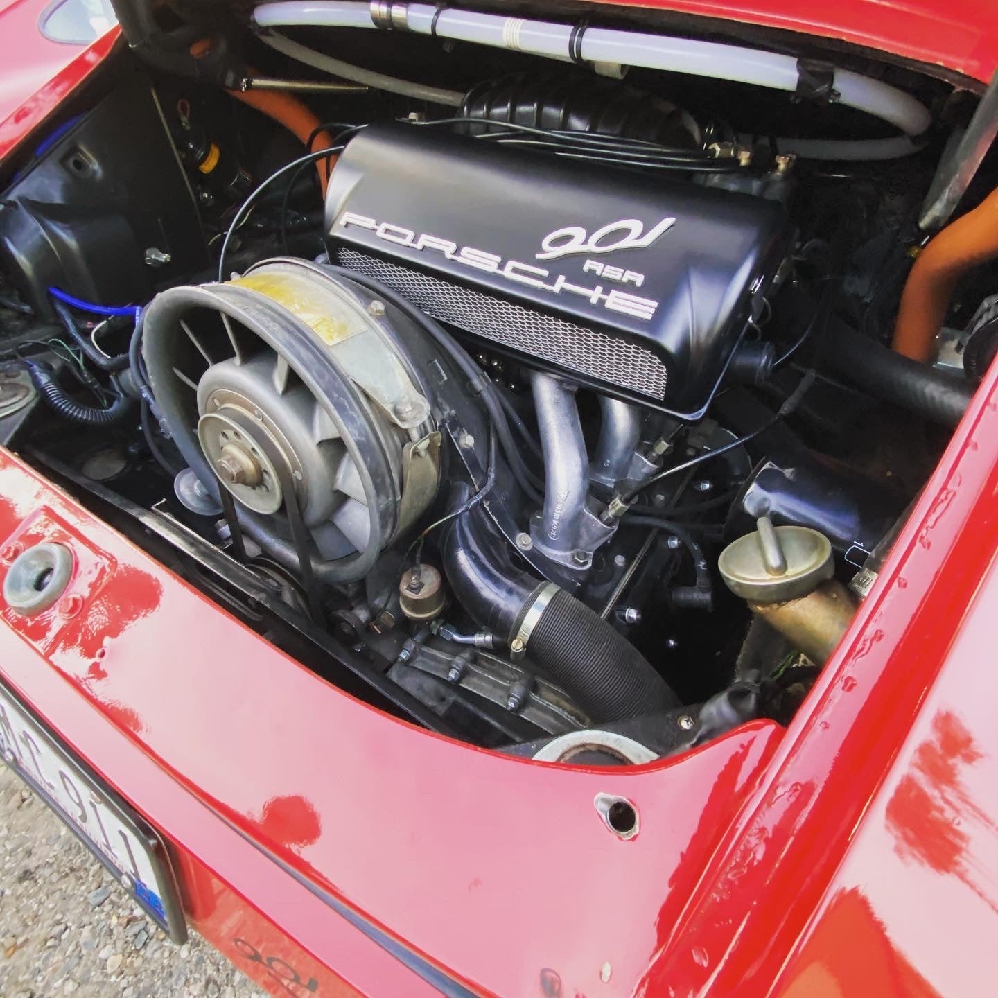 CIS Porsche 911 Air Filter Cover - Real Carbon Fiber