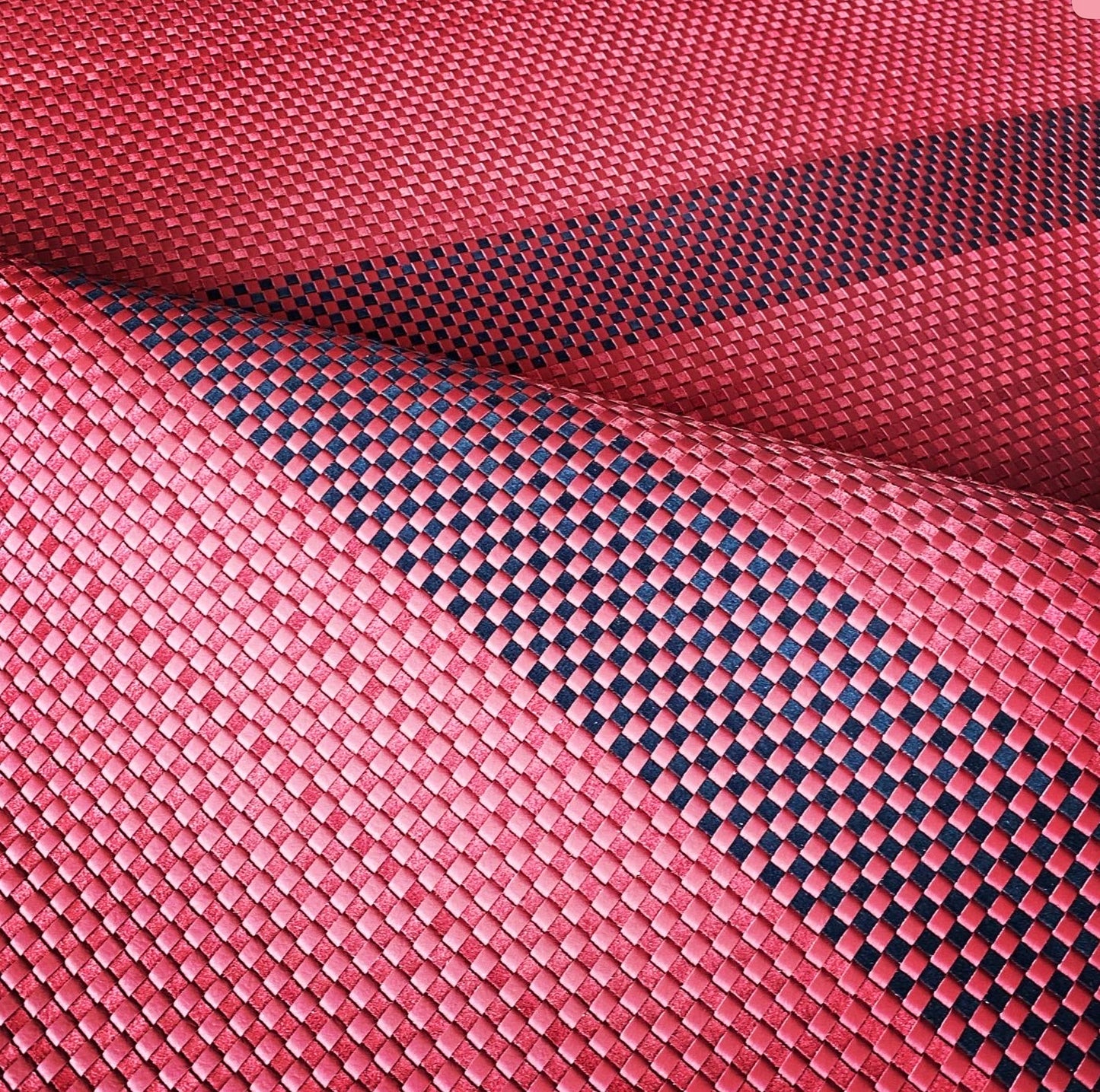 REAL Woven Leather - Solid and Custom Patterns (Tartan, Houndstooth, Custom)