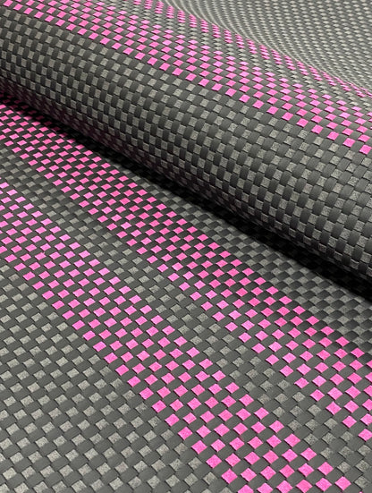 REAL Woven Leather - Solid and Custom Patterns (Tartan, Houndstooth, Custom)