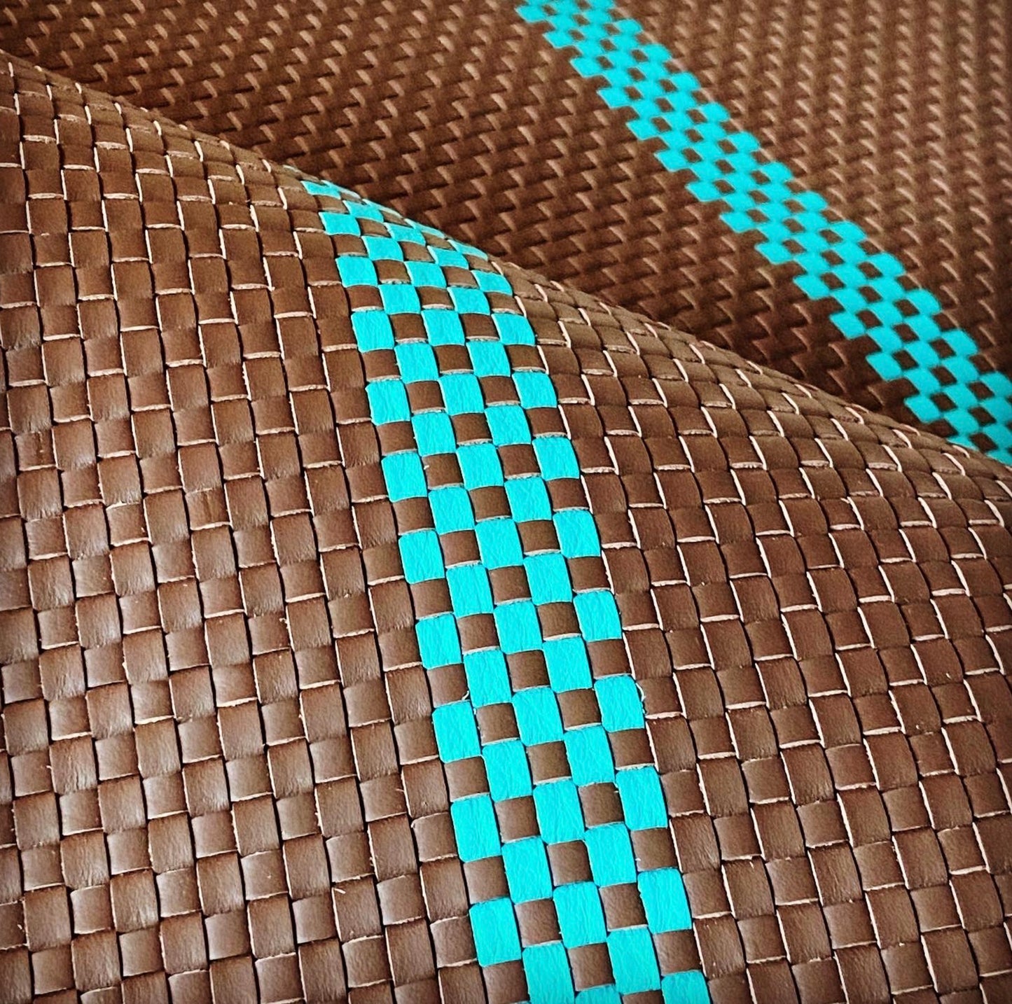 REAL Woven Leather - Solid and Custom Patterns (Tartan, Houndstooth, Custom)