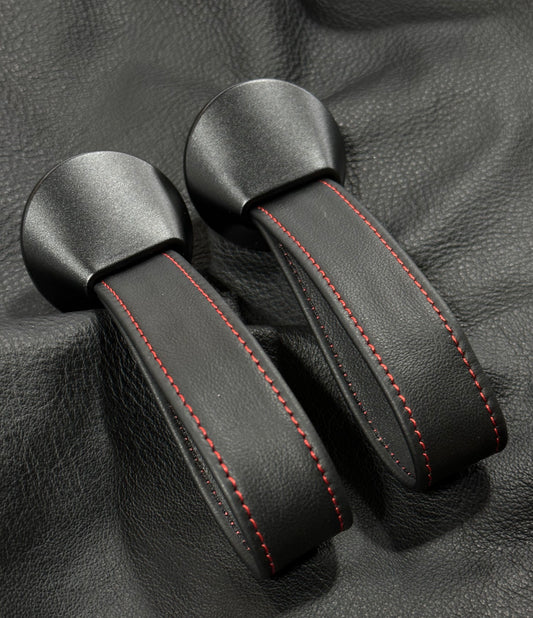 RS DOOR PULL (PAIR) - CNC BLACK Satin Finish ALUMINUM