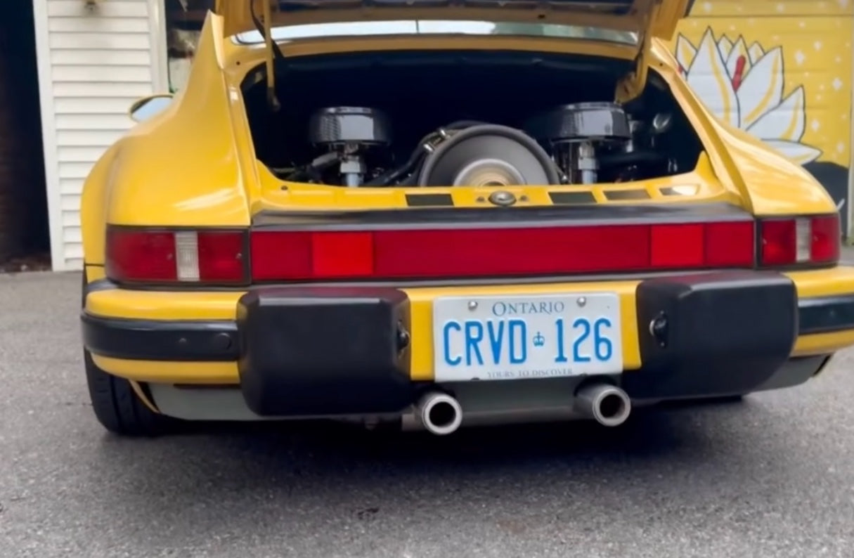 GTk Active Muffler for Air-Cooled Porsches