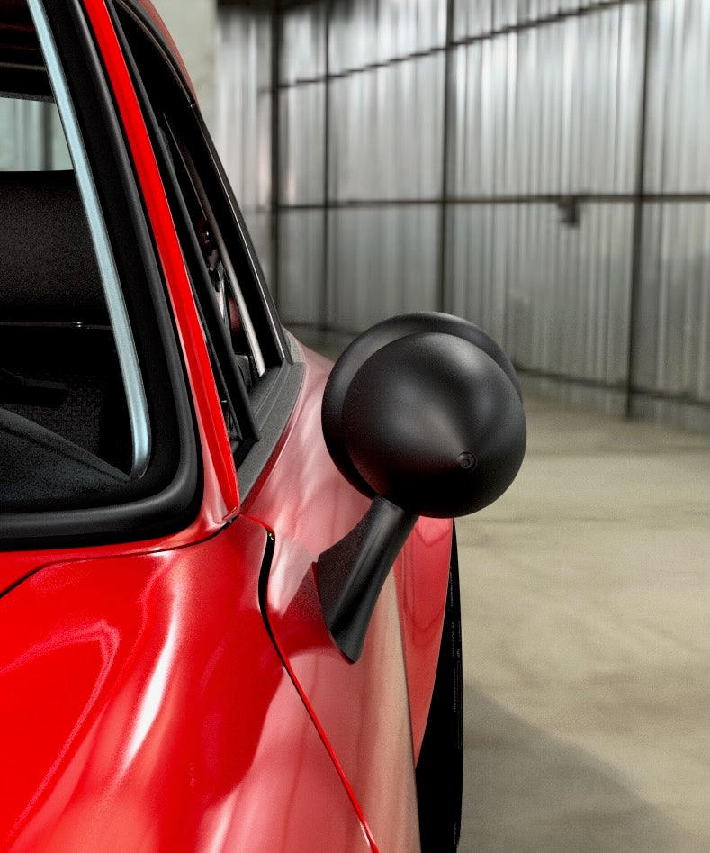 NEW! Aero Bullet Mirror — Longhood/Universal 3.0 (Porsche 911 912 914 Backdate 1965–1974, 20–71 mm)