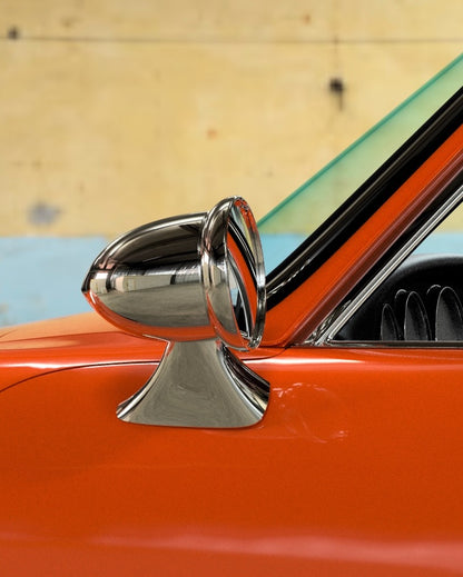 NEW! Aero Bullet Mirror — Longhood/Universal 3.0 (Porsche 911 912 914 Backdate 1965–1974, 20–71 mm)