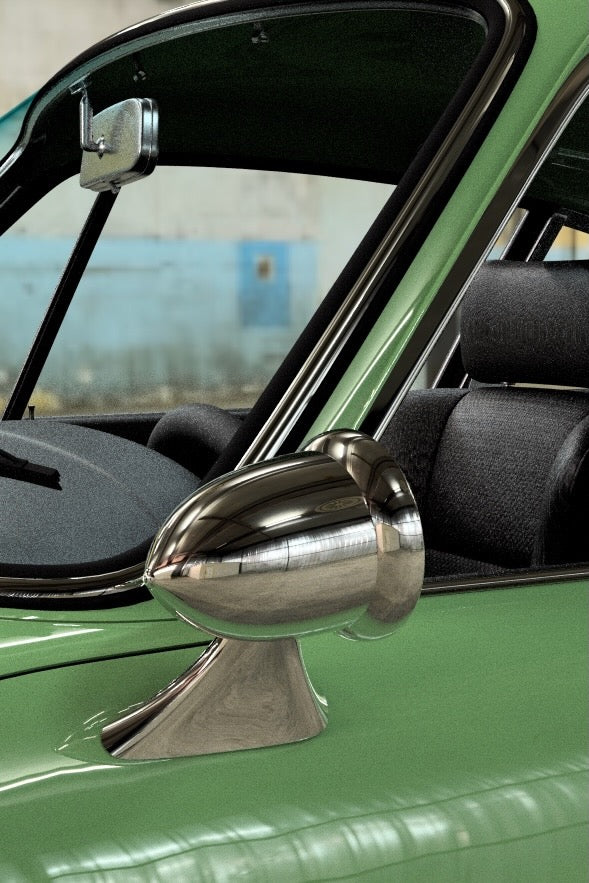 NEW! Aero Bullet Mirror — Longhood/Universal 3.0 (Porsche 911 912 914 Backdate 1965–1974, 20–71 mm)