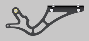 Slotted Decklid Hinges with Adjustable Quick Change Mounts