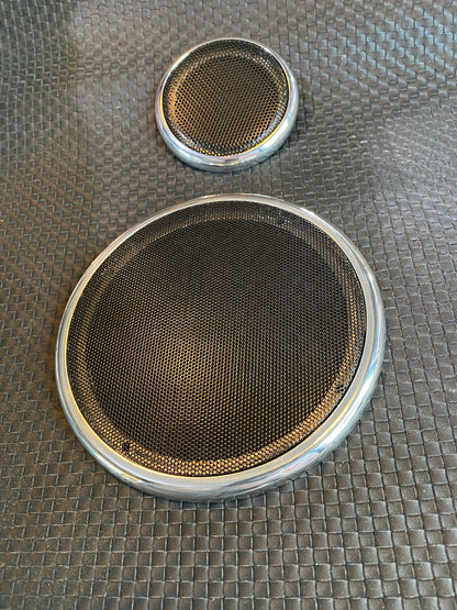 Solid Aluminum Speaker Trim Rings and Grills