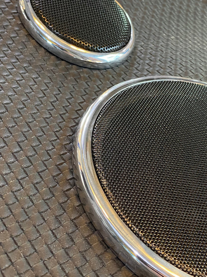 Solid Aluminum Speaker Trim Rings and Grills