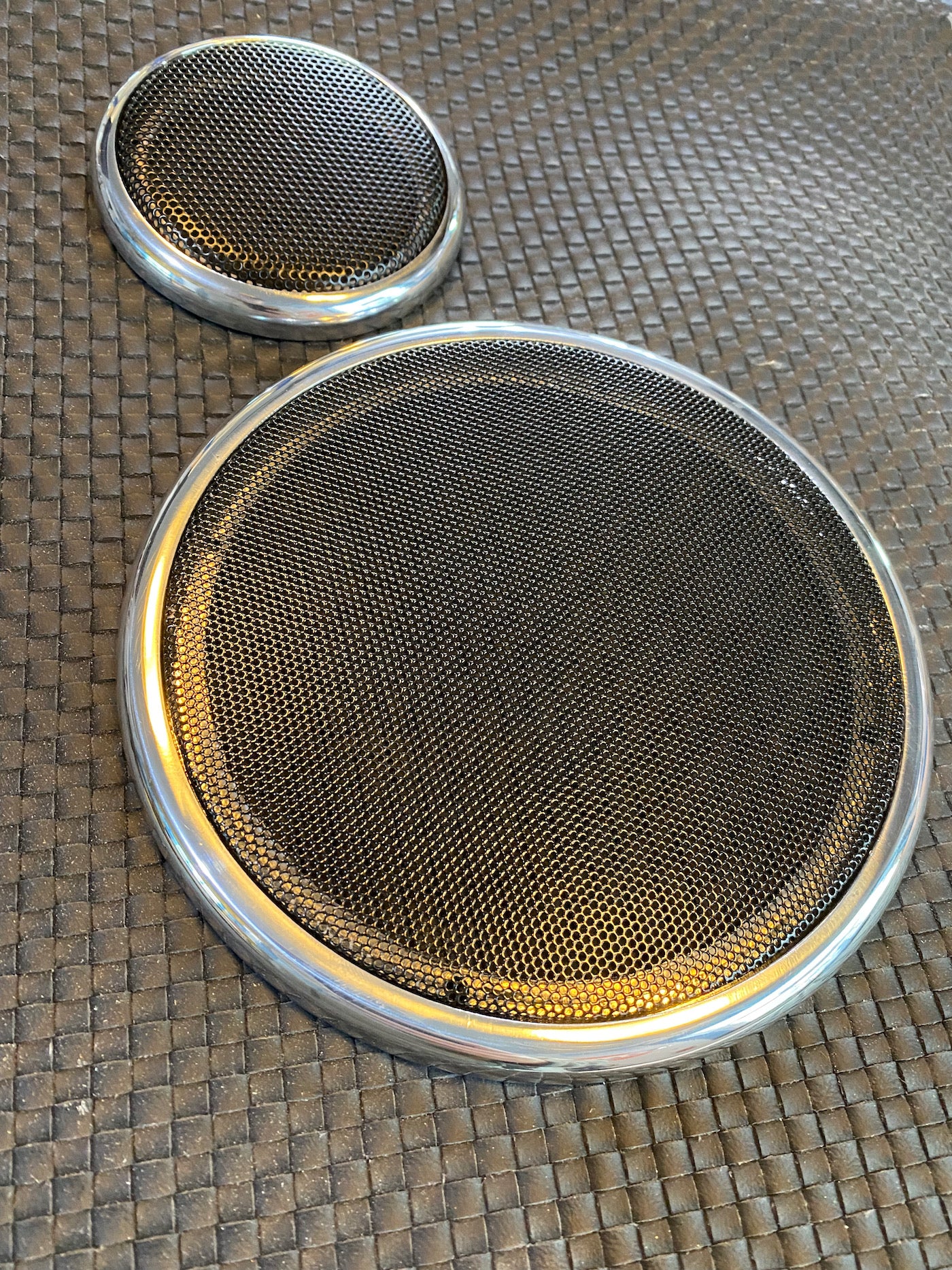 Solid Aluminum Speaker Trim Rings and Grills