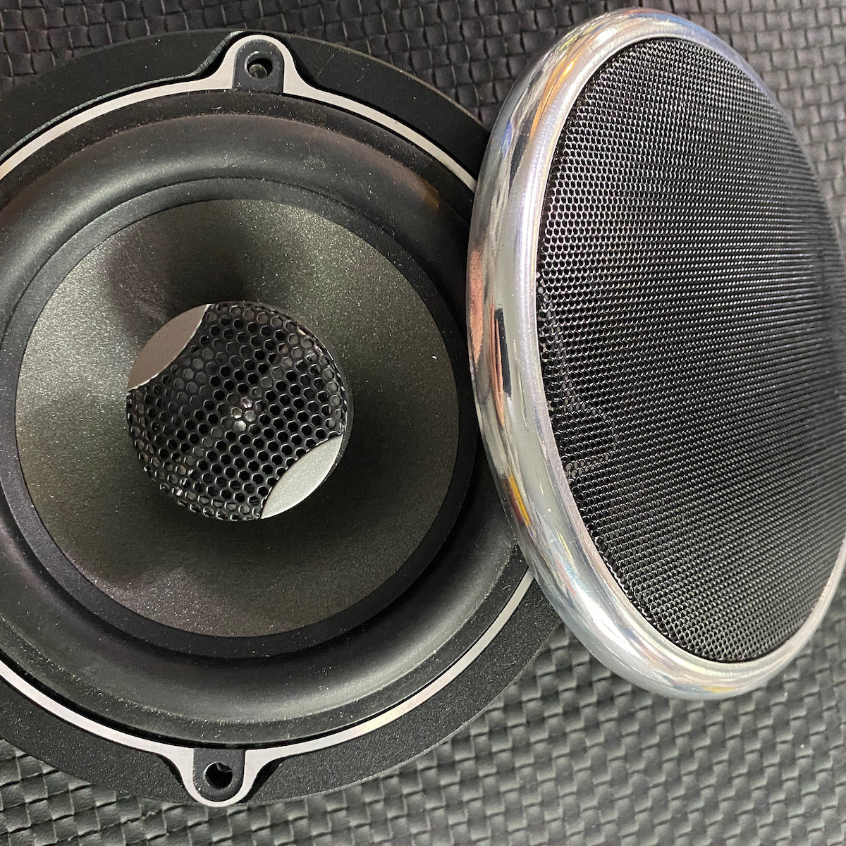 Solid Aluminum Speaker Trim Rings and Grills