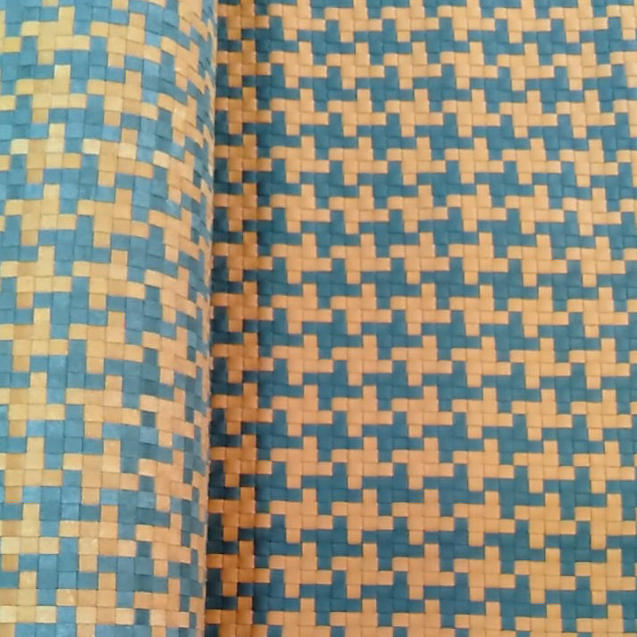 Synthetic Woven Leather Solid and Custom Patterns (Tartan, Houndstooth, Custom)