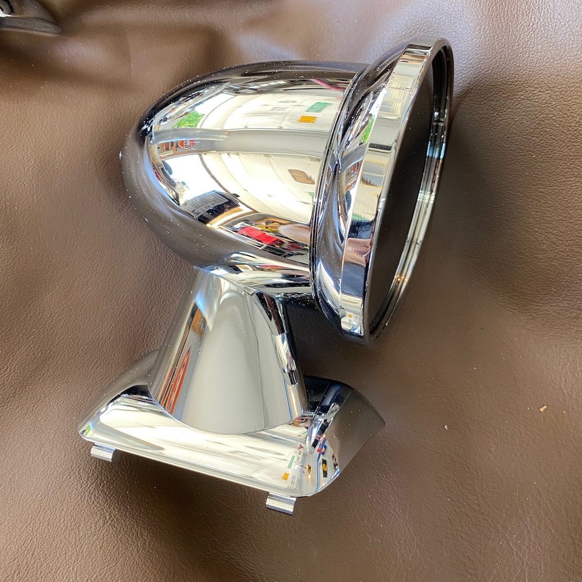 Pair of Chrome Plated Bullet Mirrors - Mounts to fit 911s 1965-1988