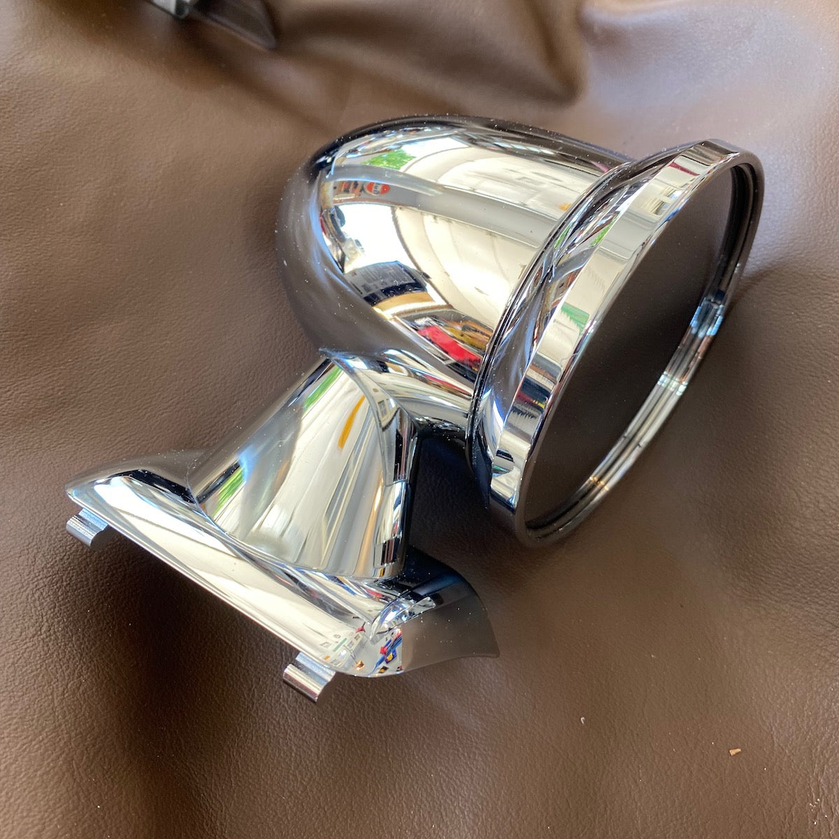 Pair of Chrome Plated Bullet Mirrors - Mounts to fit 911s 1965-1988