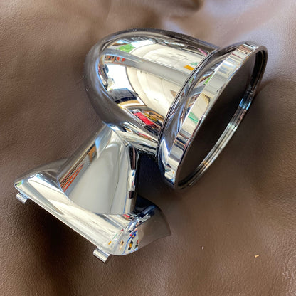 Pair of Chrome Plated Bullet Mirrors - Mounts to fit 911s 1965-1988