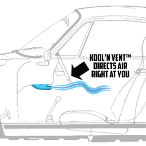 Kool'n Duct - 911 Under dash duct for better air flow - SOLD ONE (1) PER ORDER