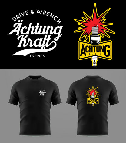 ACHTUNG KRAFT - SPARK PLUG CREW SHIRT