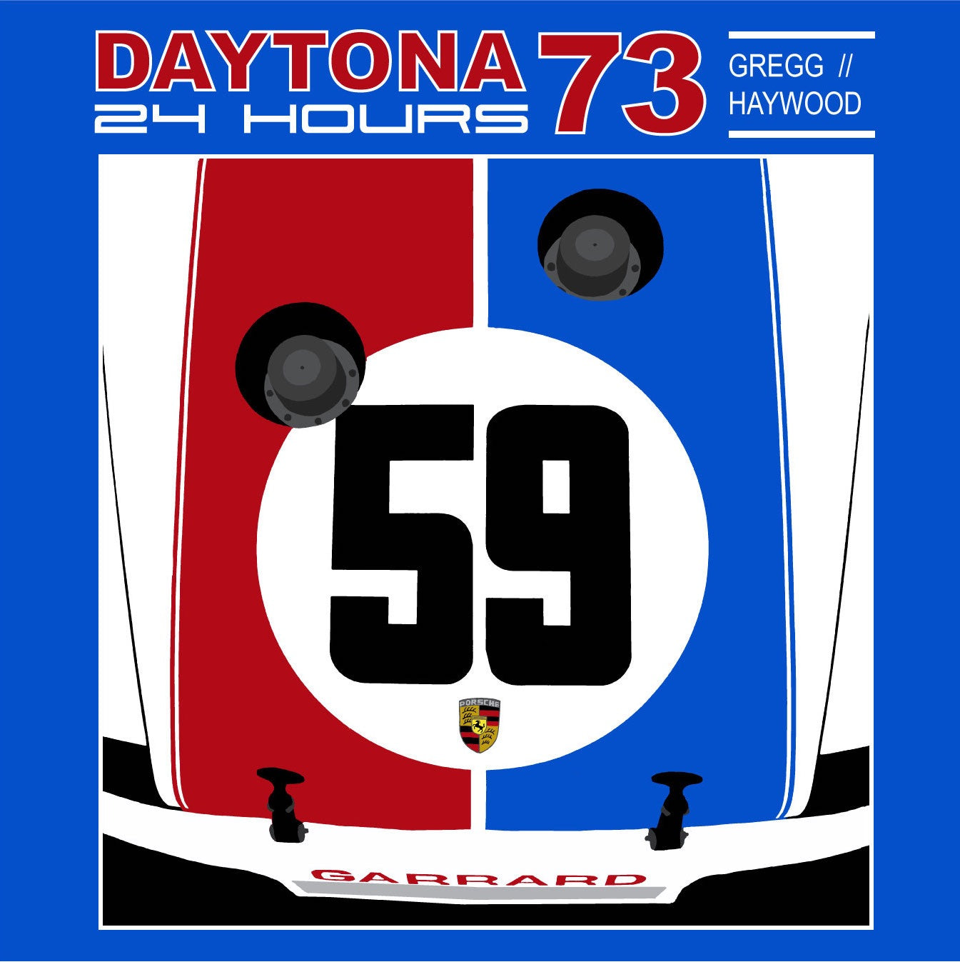 Brumos Porsche 1973 RSR at Daytona