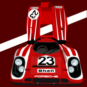 Porsche 917 Illustration